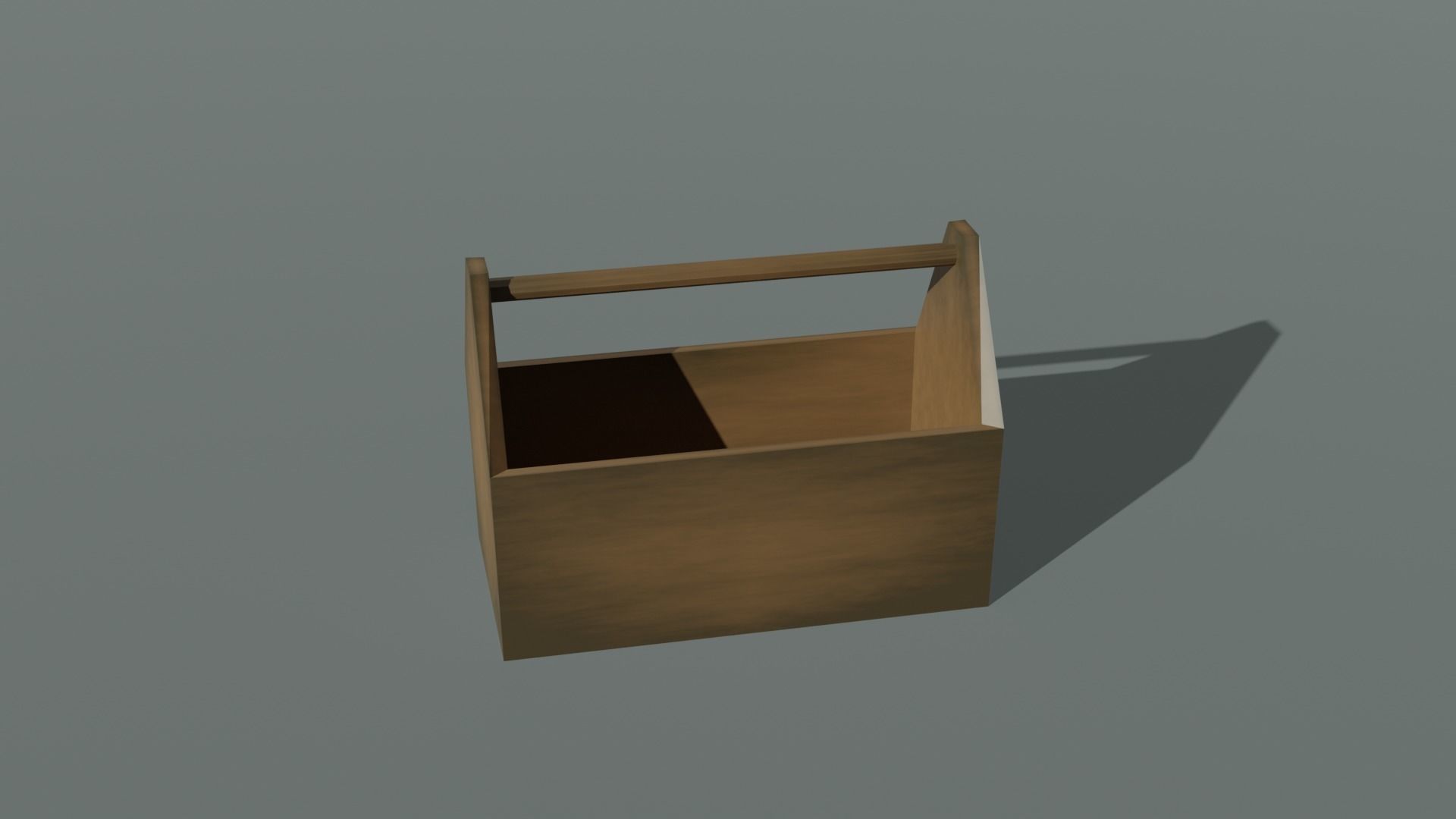  Set of 14 wooden boxes low poly game ready Free low-poly 3D model_4