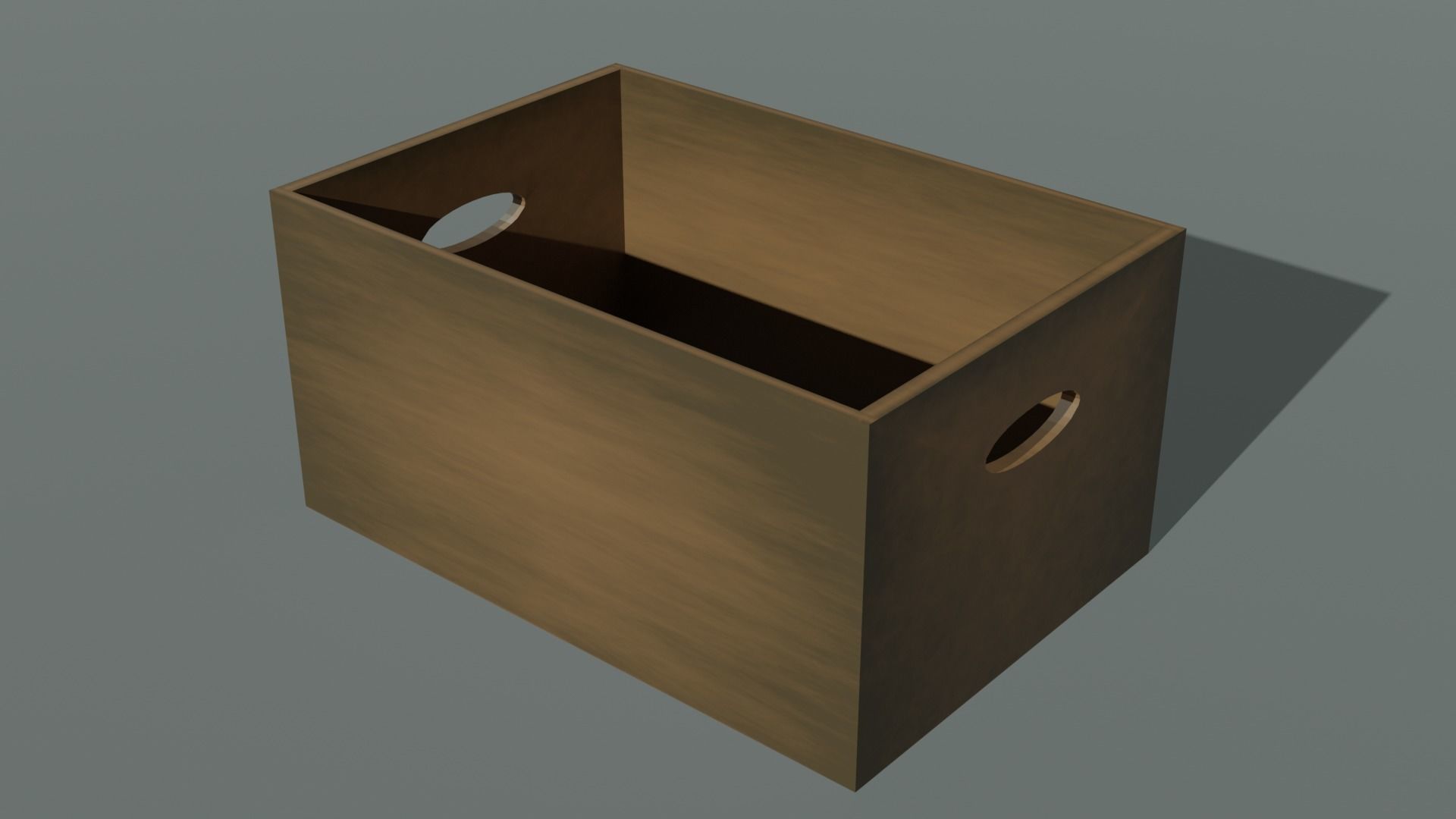  Set of 14 wooden boxes low poly game ready Free low-poly 3D model_18