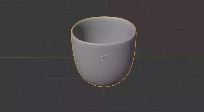 Vase 3d model cup with cross