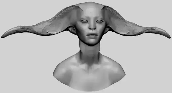 Fantasy Female Head v10