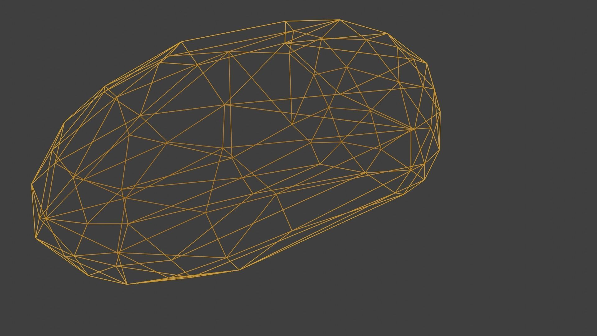 Low Poly Rock 2 polygonal Free low-poly 3D model_7