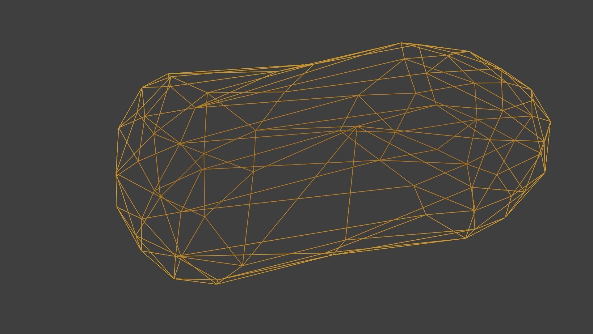 Low Poly Rock 2 polygonal Free low-poly 3D model_5