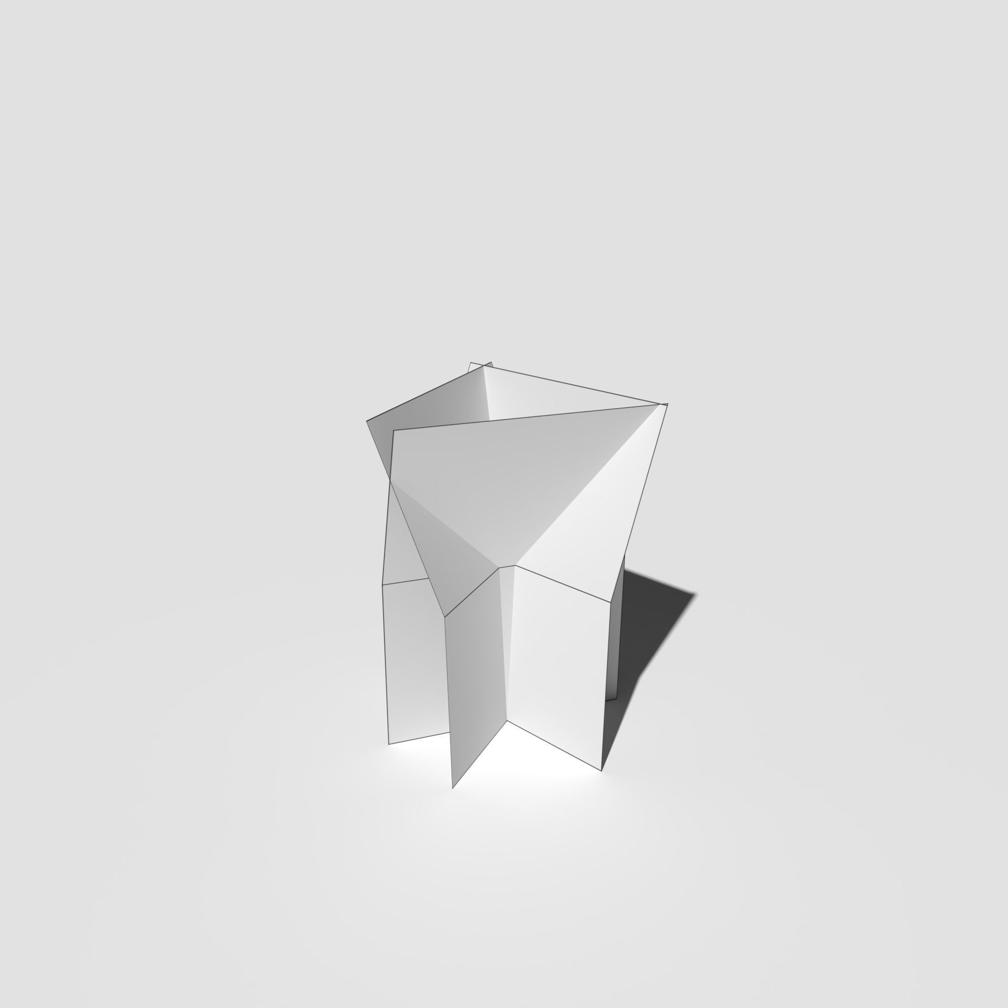 Low Poly Bent Grass Pack Low-poly 3D model_21