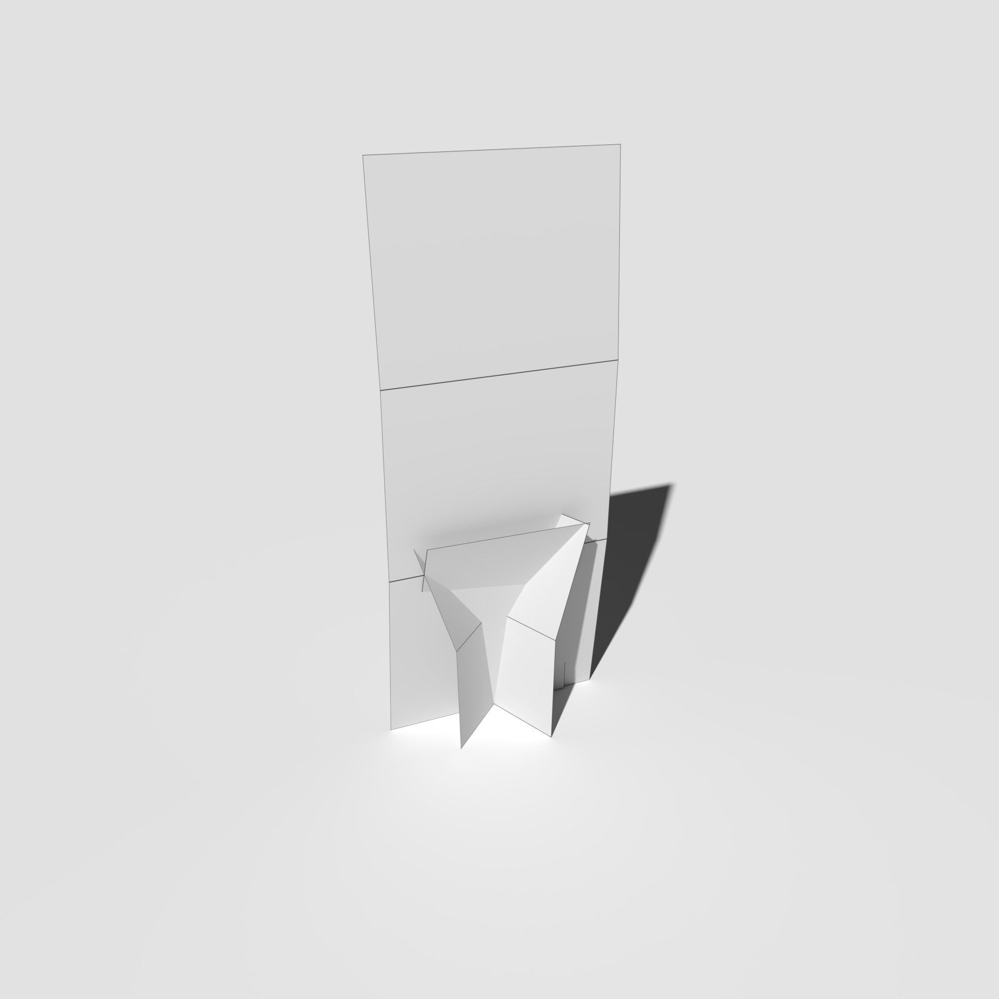 Low Poly Bent Grass Pack Low-poly 3D model_35