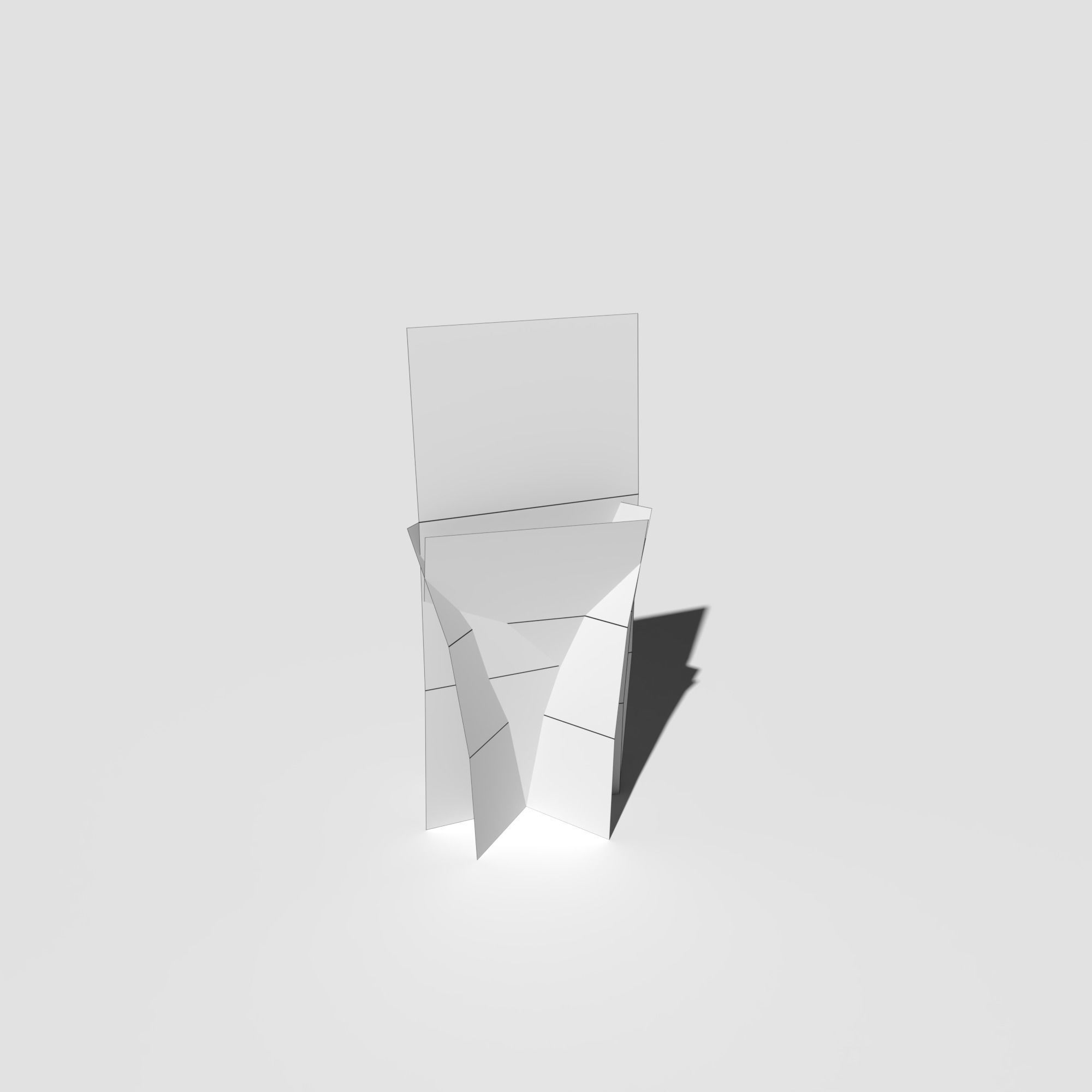 Low Poly Bent Grass Pack Low-poly 3D model_31