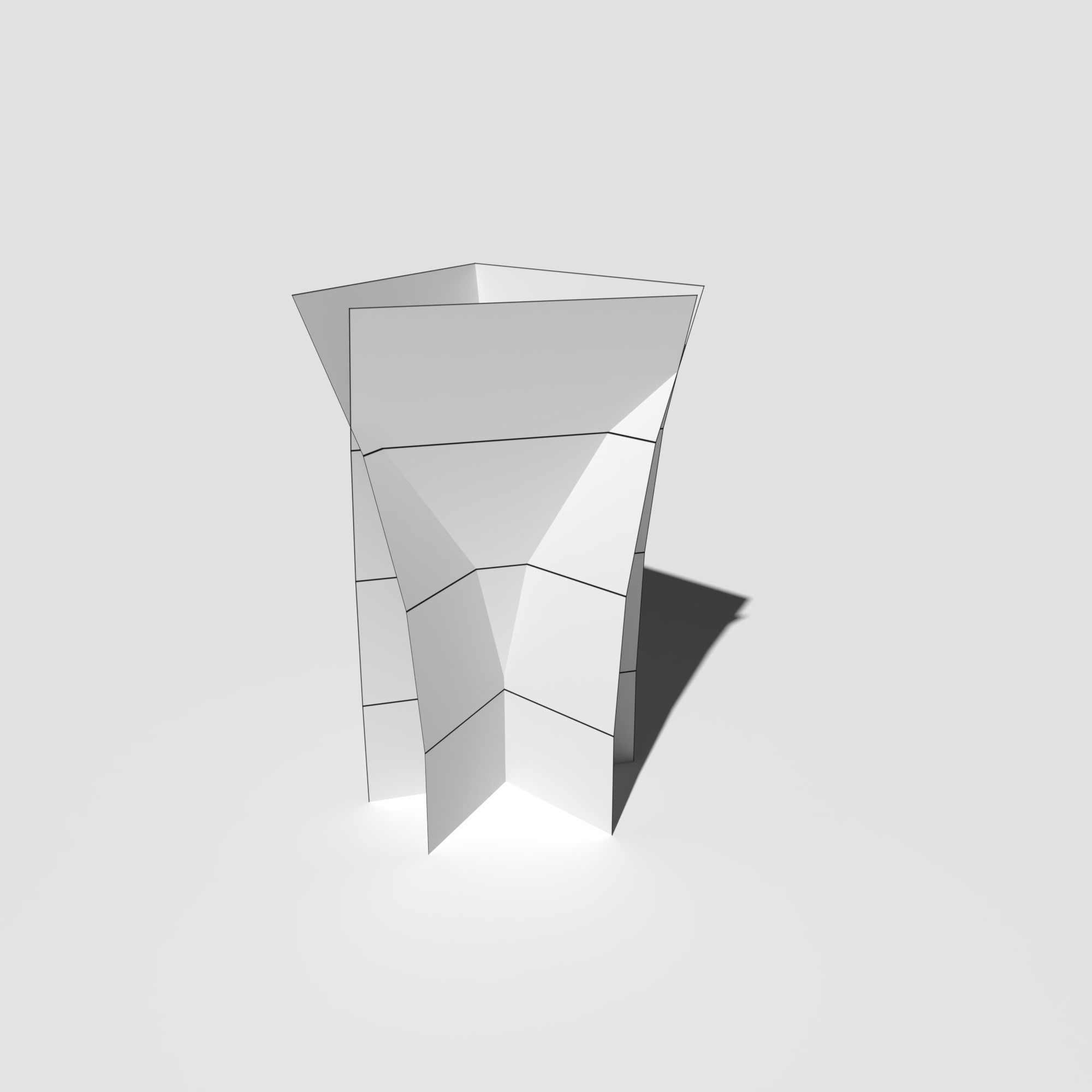 Low Poly Bent Grass Pack Low-poly 3D model_13