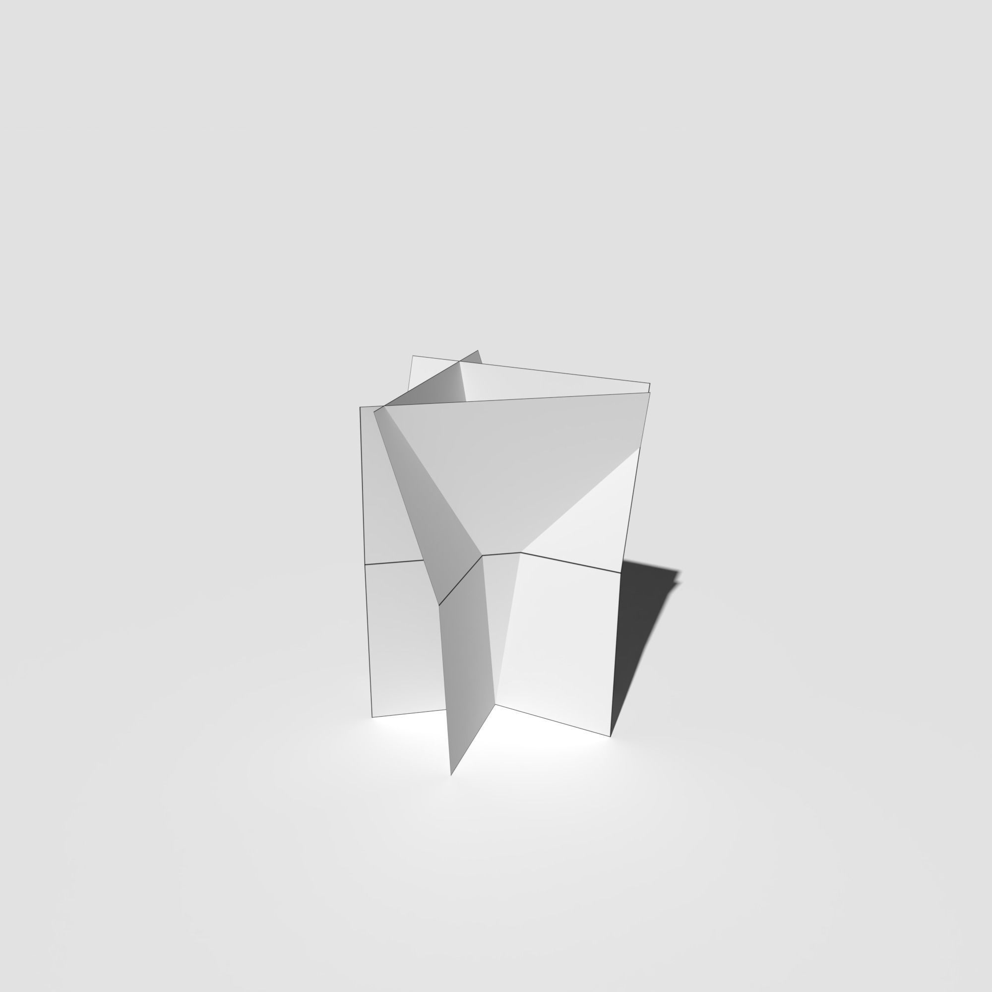 Low Poly Bent Grass Pack Low-poly 3D model_23