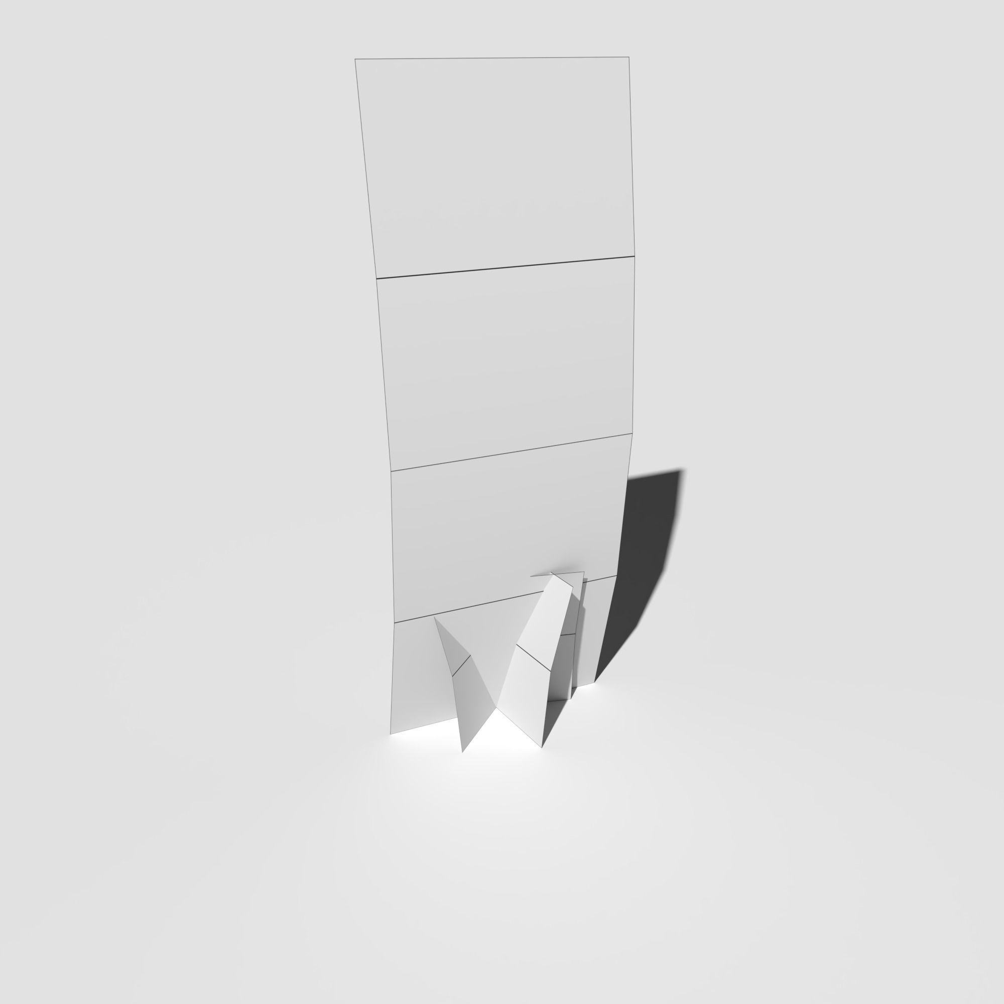 Low Poly Bent Grass Pack Low-poly 3D model_33