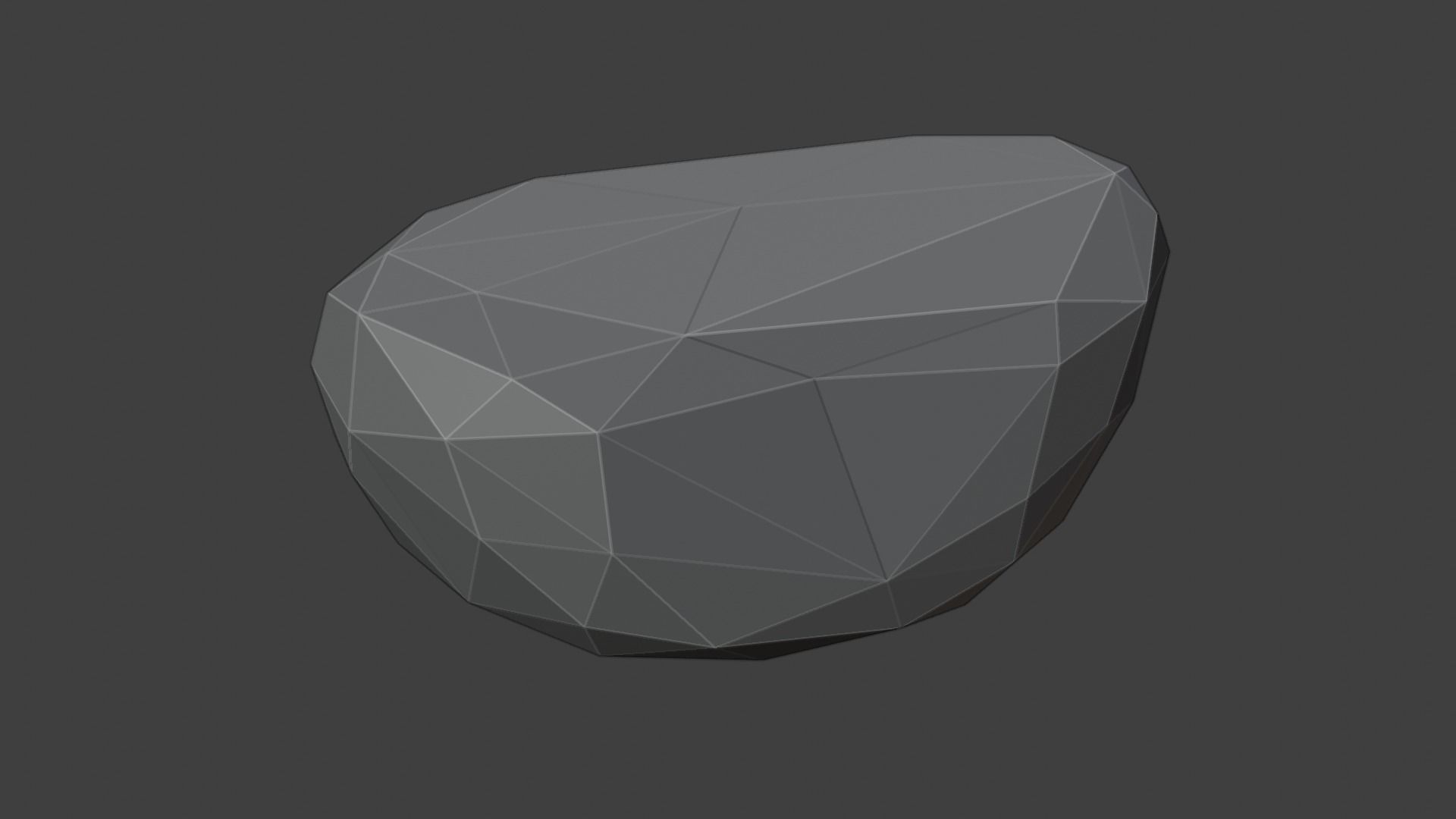 Low Poly Rock 4 polygonal Free low-poly 3D model_2