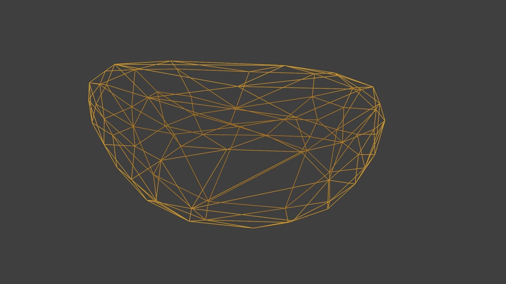 Low Poly Rock 4 polygonal Free low-poly 3D model_5