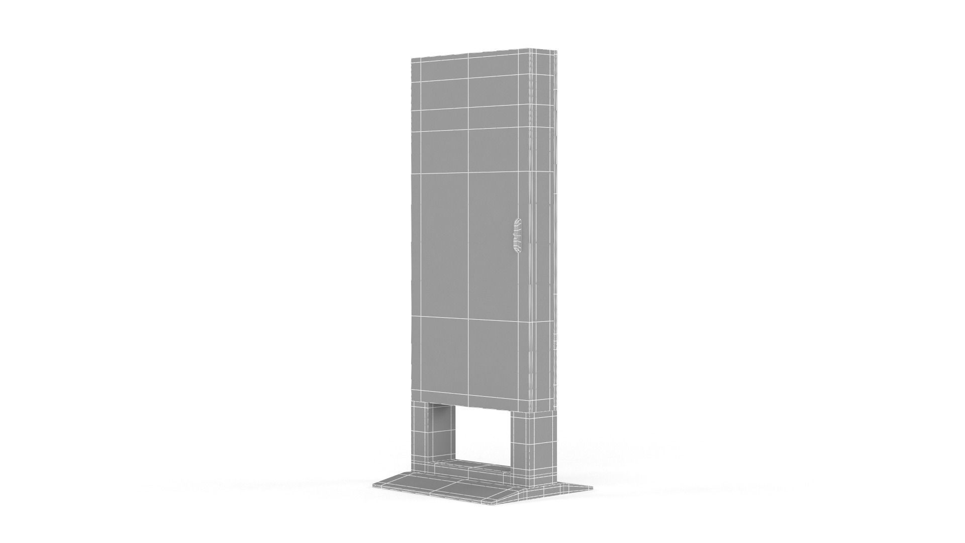 Information Kiosk 3D model_10