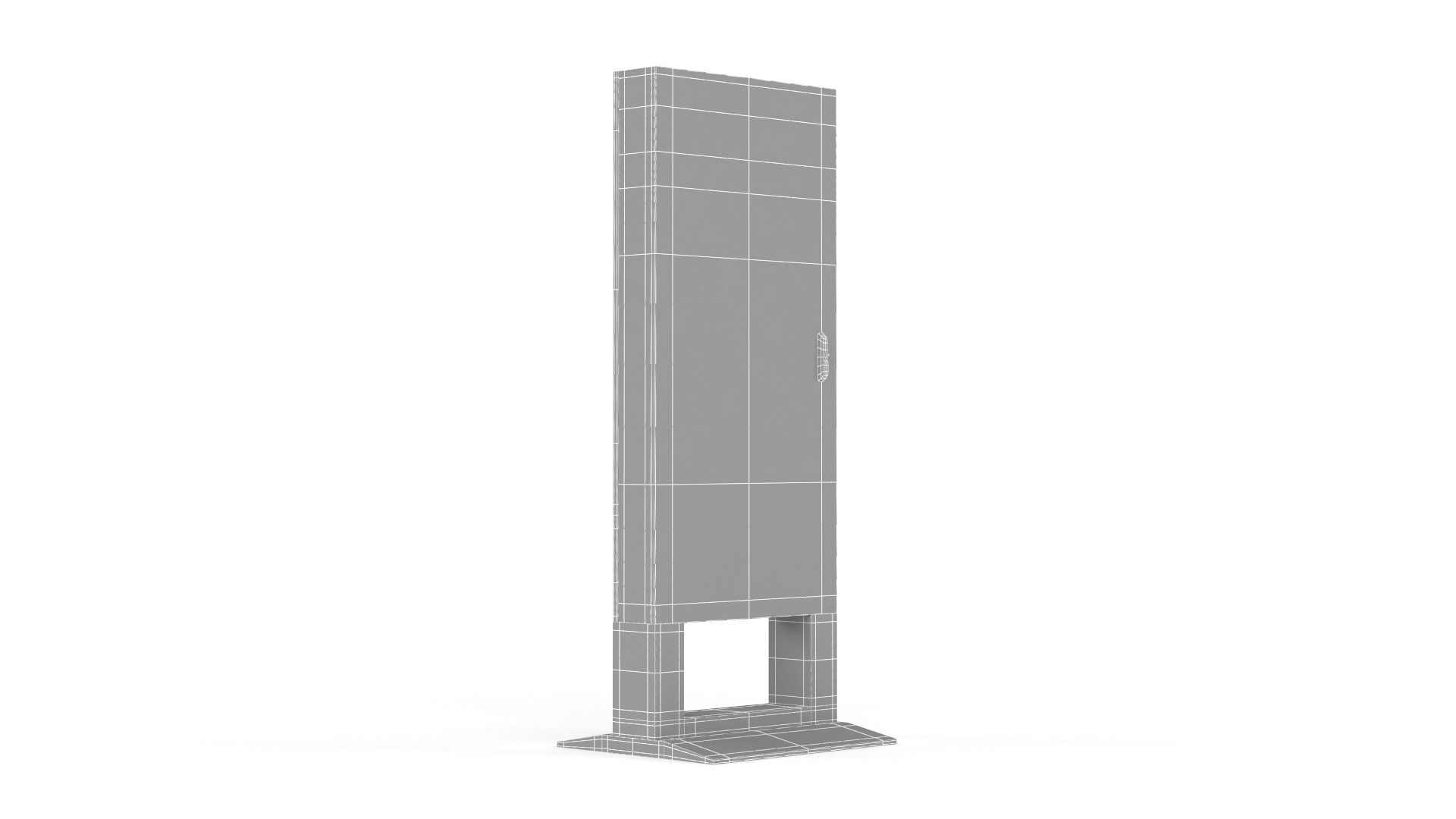 Information Kiosk 3D model_9