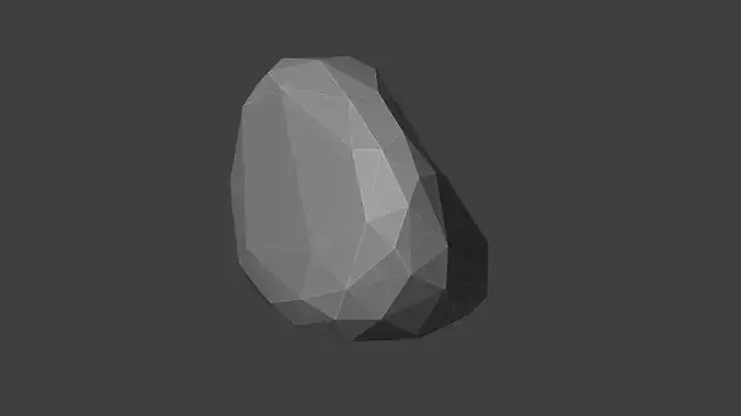 Low Poly Rock 5 Free low-poly 3D model