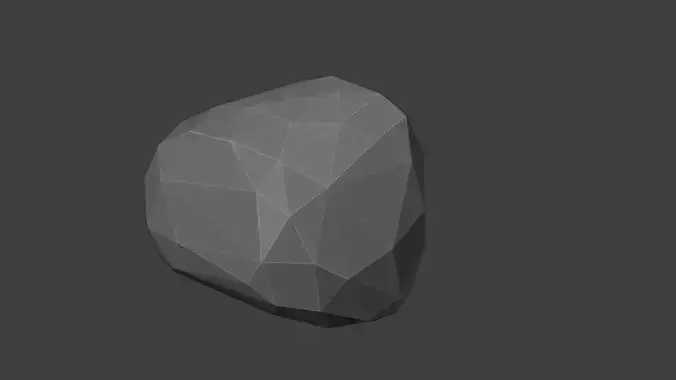 Low Poly Rock 6 Free low-poly 3D model