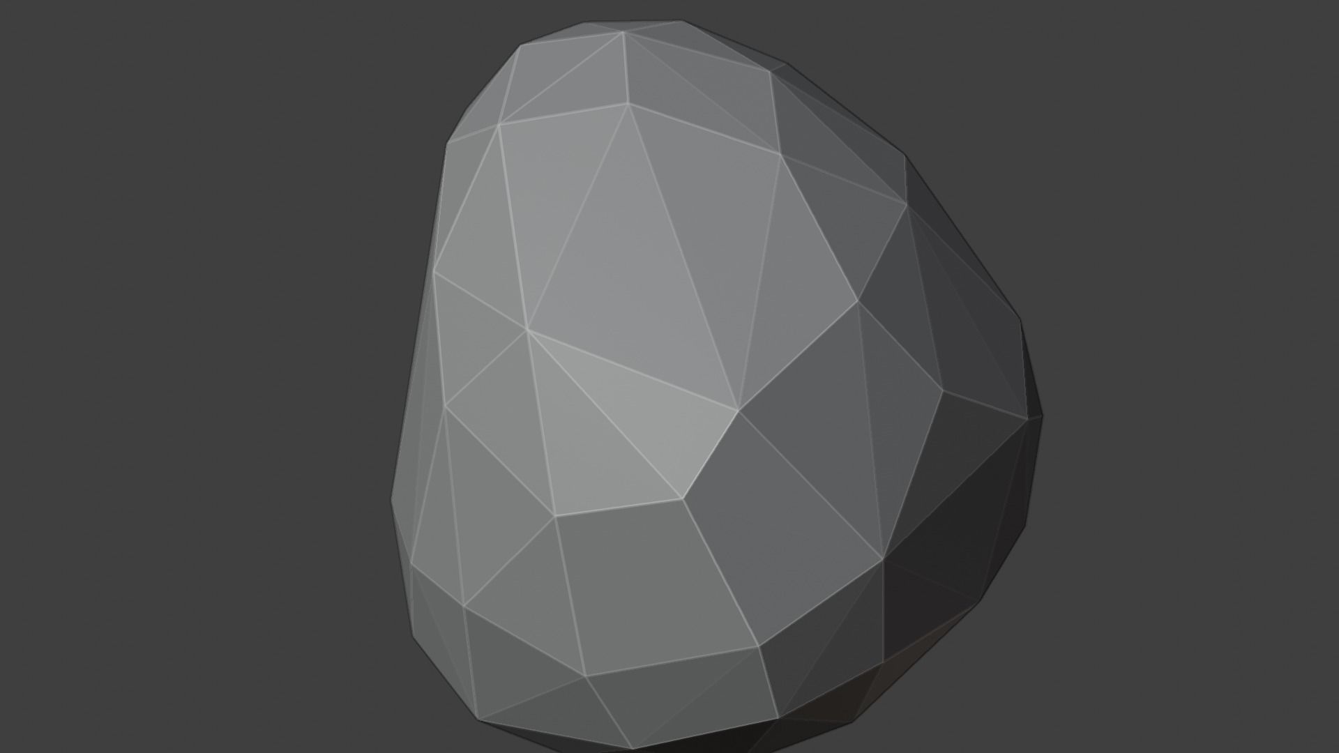 Low Poly Rock 7 egg Free low-poly 3D model_6