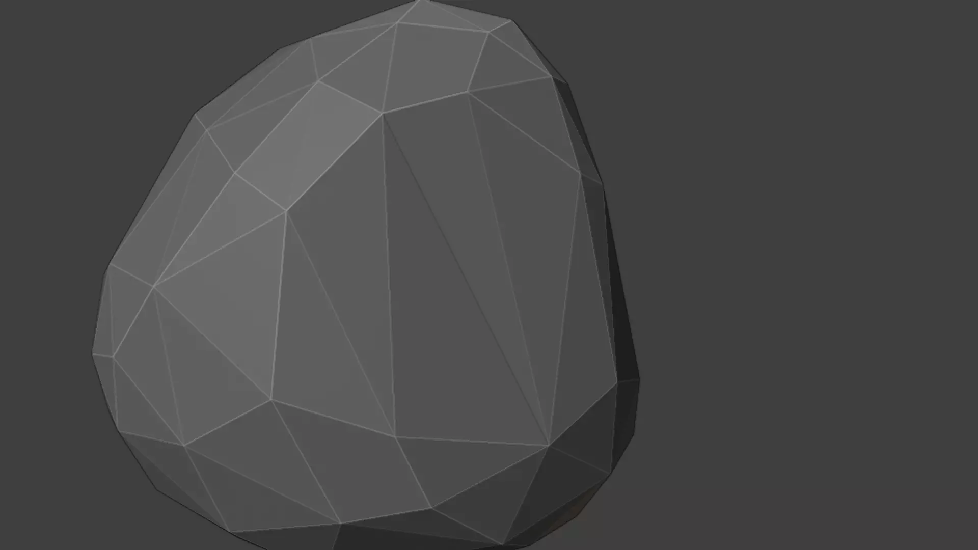 Low Poly Rock 7 egg Free low-poly 3D model_0