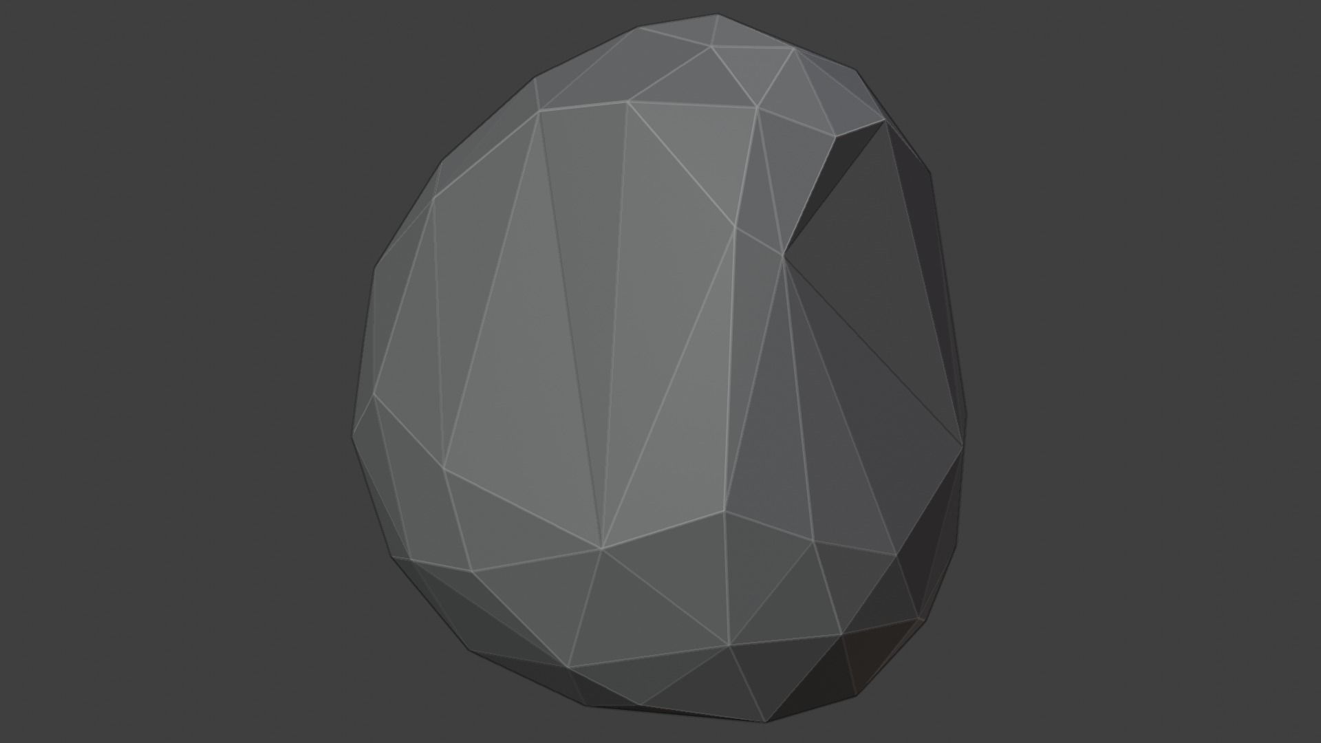 Low Poly Rock 7 egg Free low-poly 3D model_2