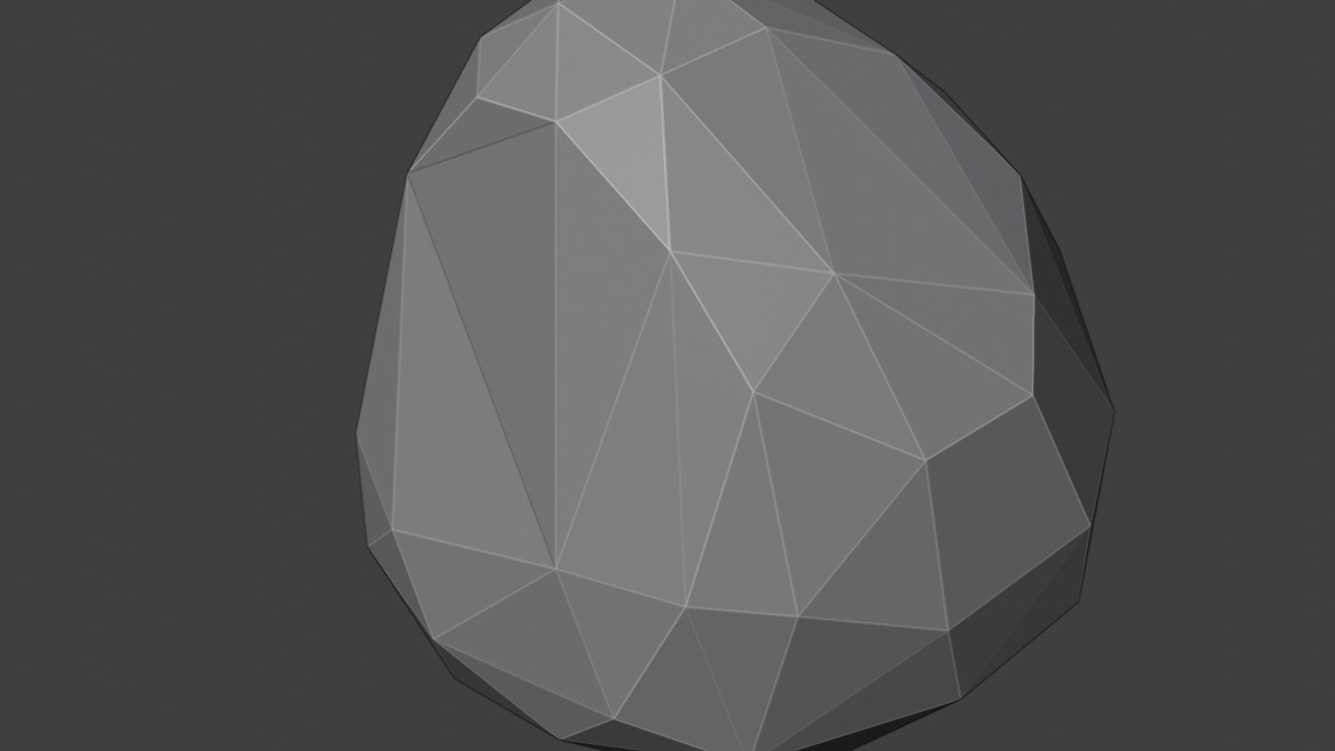 Low Poly Rock 7 egg Free low-poly 3D model_4