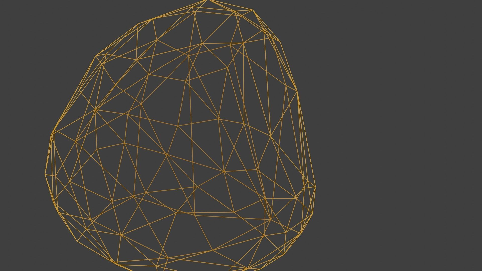 Low Poly Rock 7 egg Free low-poly 3D model_1