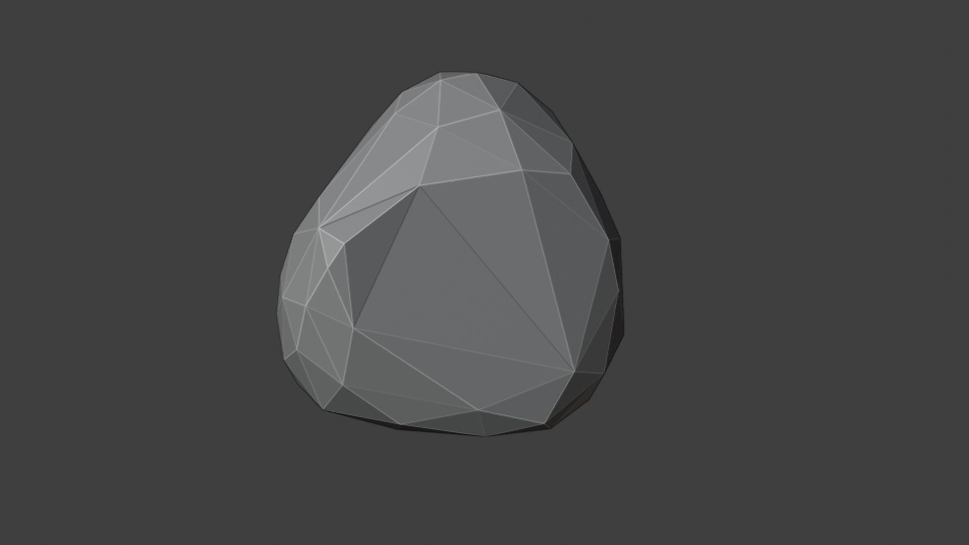 Low Poly Rock 9 Free 3D model_2
