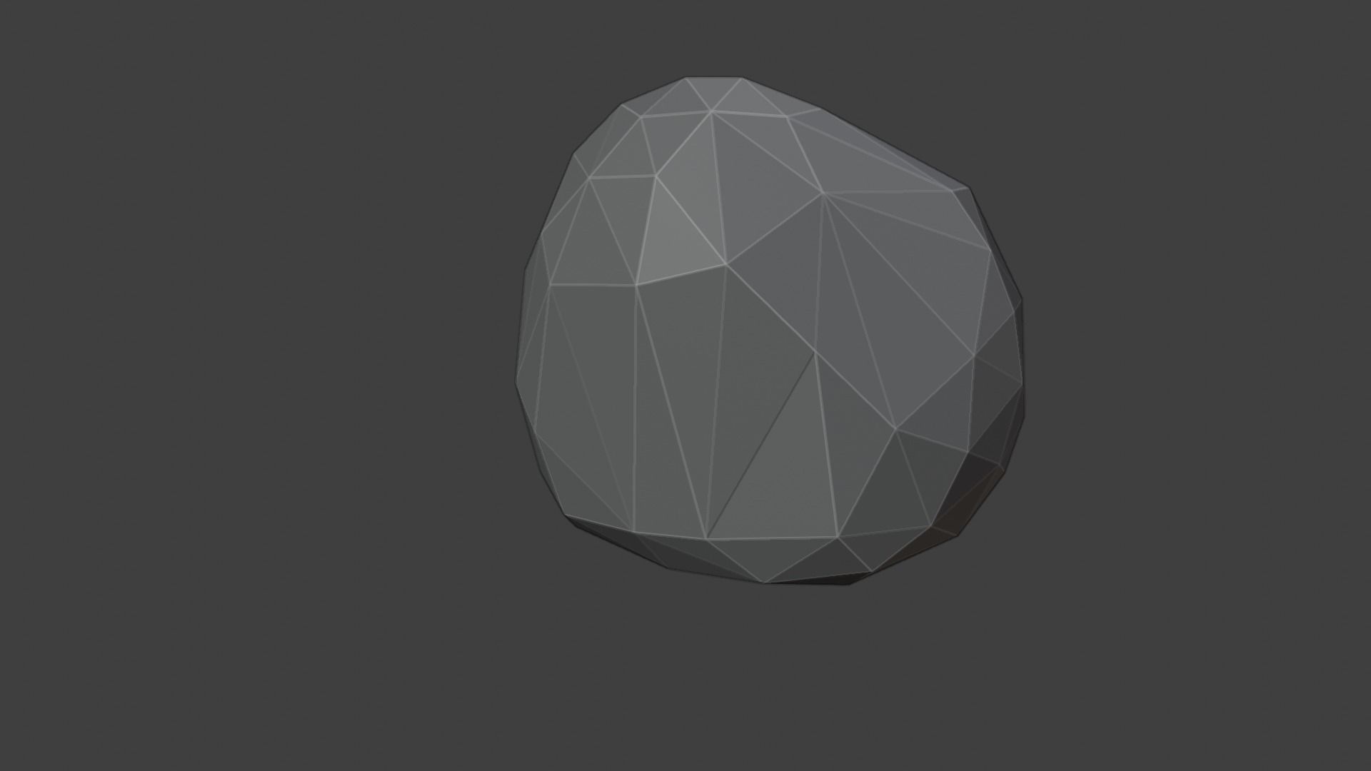 Low Poly Rock 9 Free 3D model_6