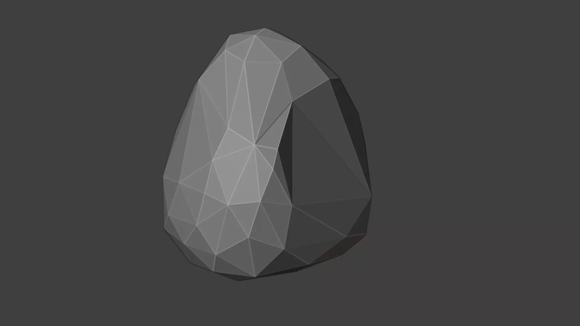 Low Poly Rock 9 Free 3D model_0