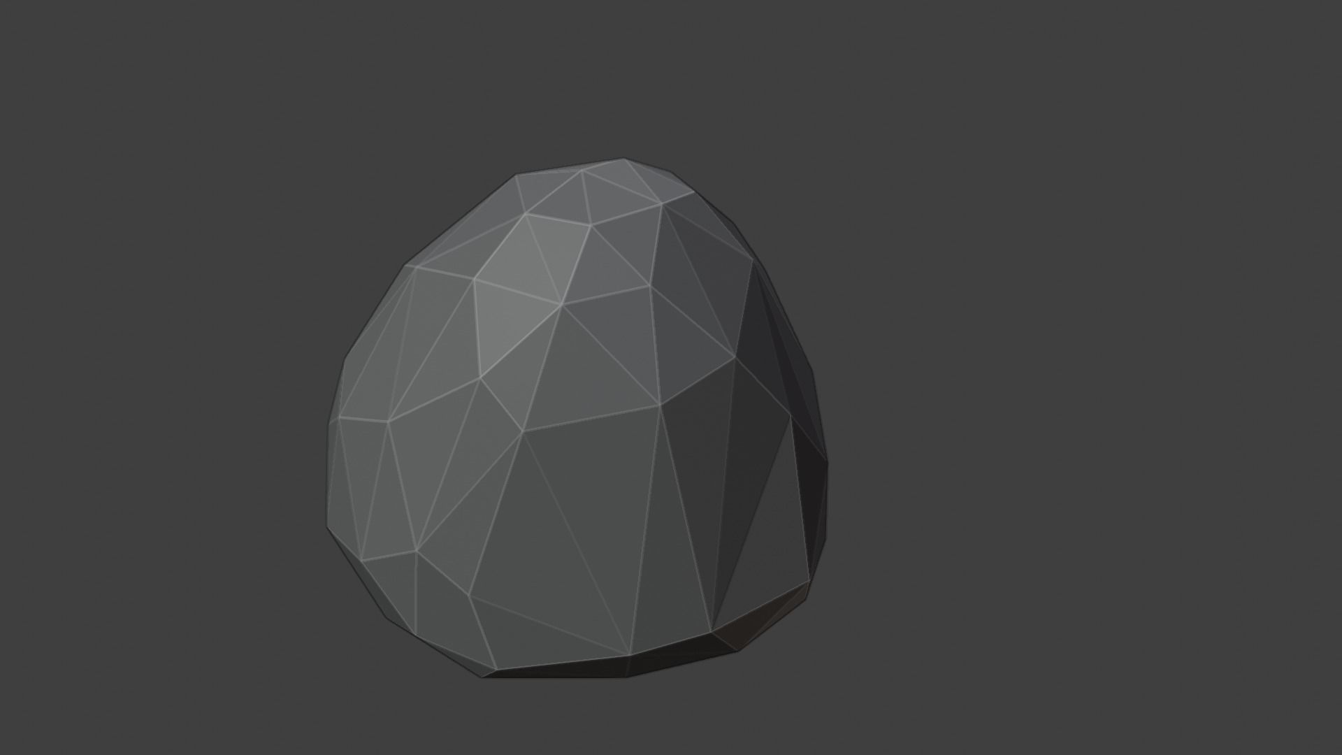 Low Poly Rock 9 Free 3D model_4