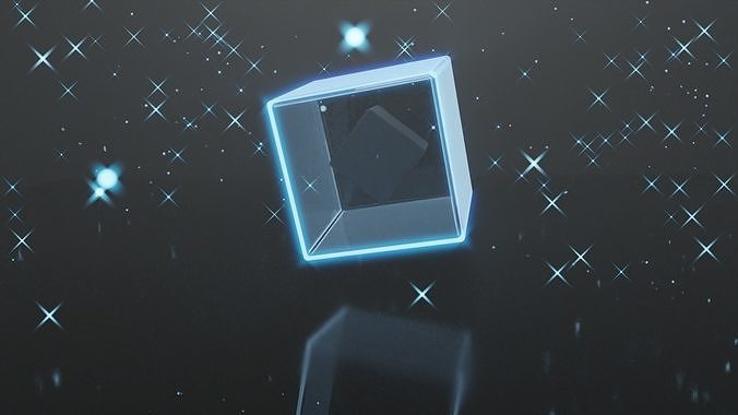 ice cube Free low-poly 3D model