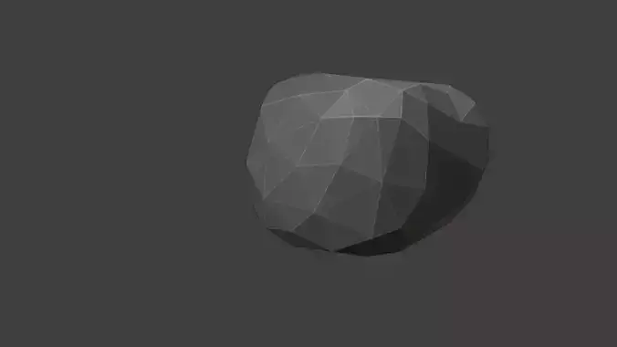 Low Poly Rock 10 Free low-poly 3D model