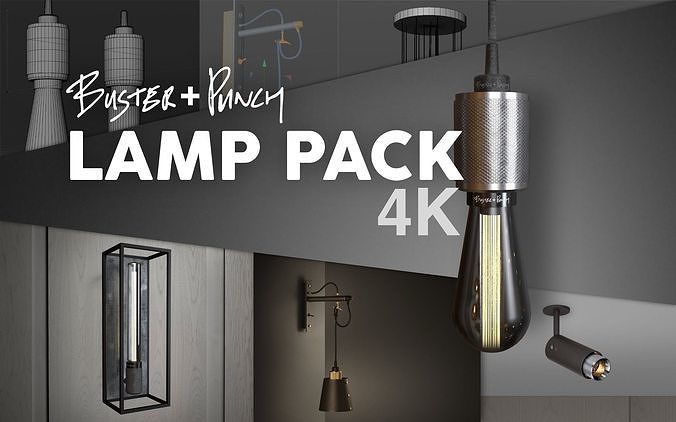 Lamp Pack  Free low-poly 3D model