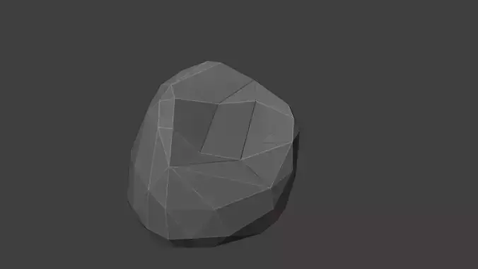 Low Poly Rock 11 Free low-poly 3D model