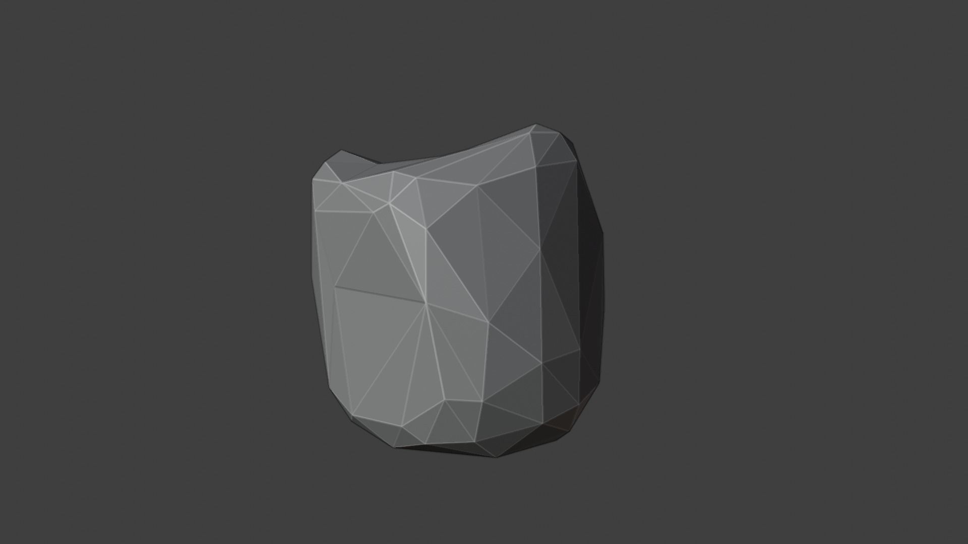 Low Poly Rock 11 Free low-poly 3D model_6