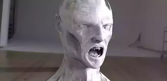 Vampire Head bust base