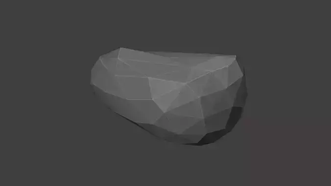 Low Poly Rock 14 Free low-poly 3D model
