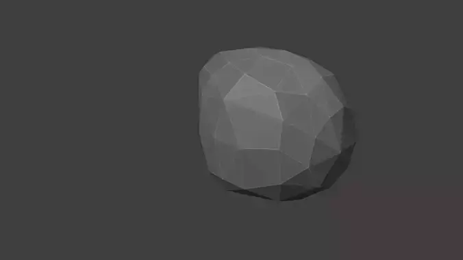 Low Poly Rock 15 Free low-poly 3D model