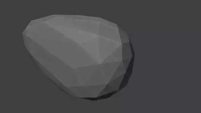 Low Poly Rock 16 Free low-poly 3D model