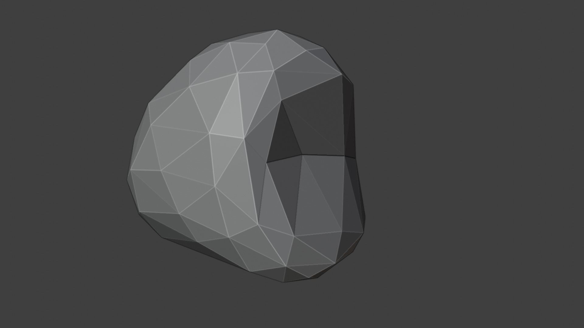Low Poly Rock 17 Free low-poly 3D model_6