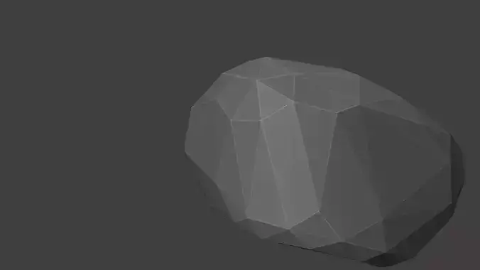 Low Poly Rock 20 Free low-poly 3D model
