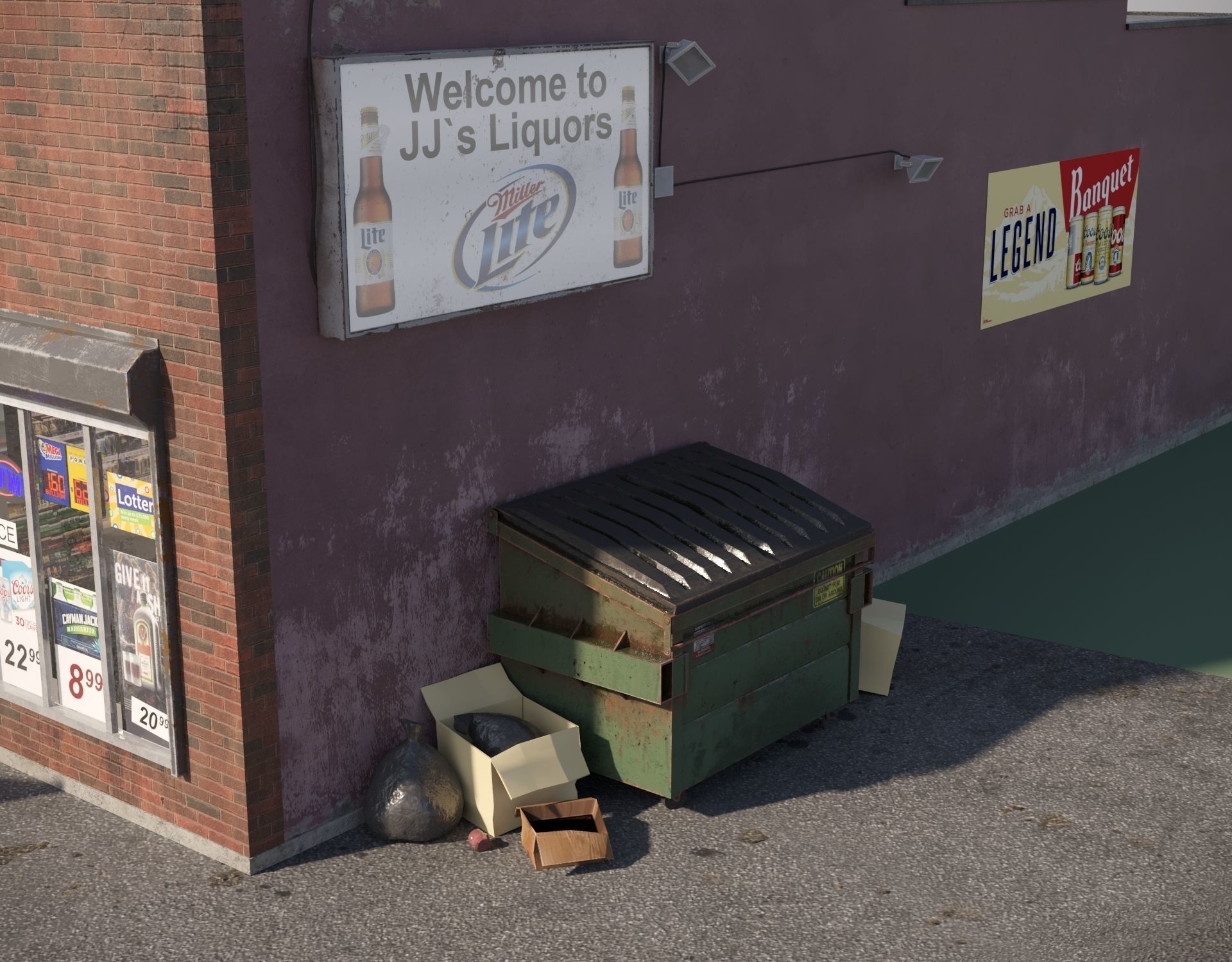 Liquor Store 3D model_8