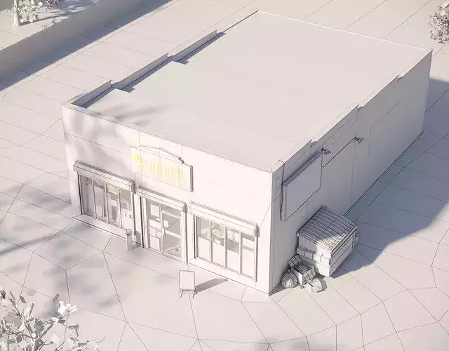 Liquor Store 3D model 6