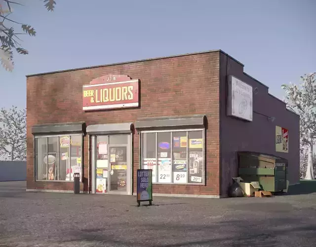 Liquor Store 3D model