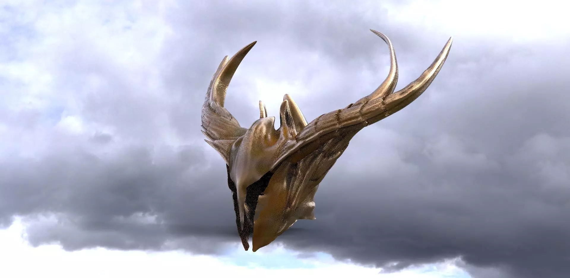 Stag Helmet 3D model