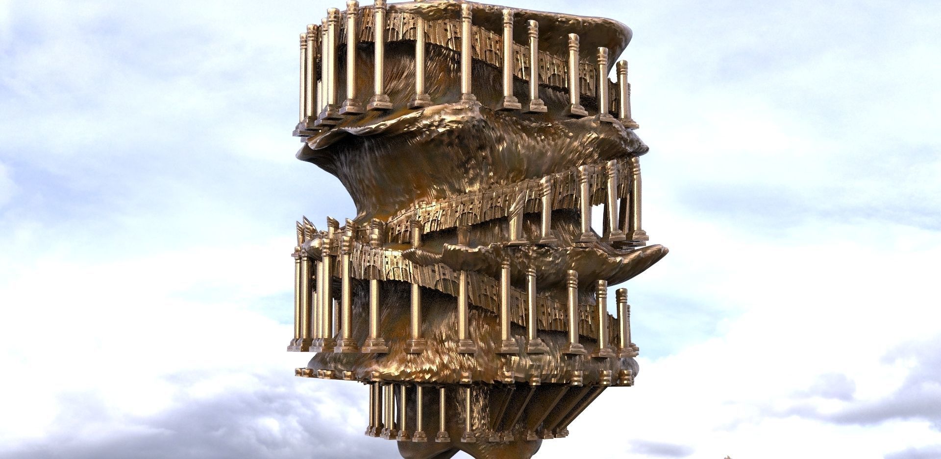 Scull Summoner wizard 3D model_3