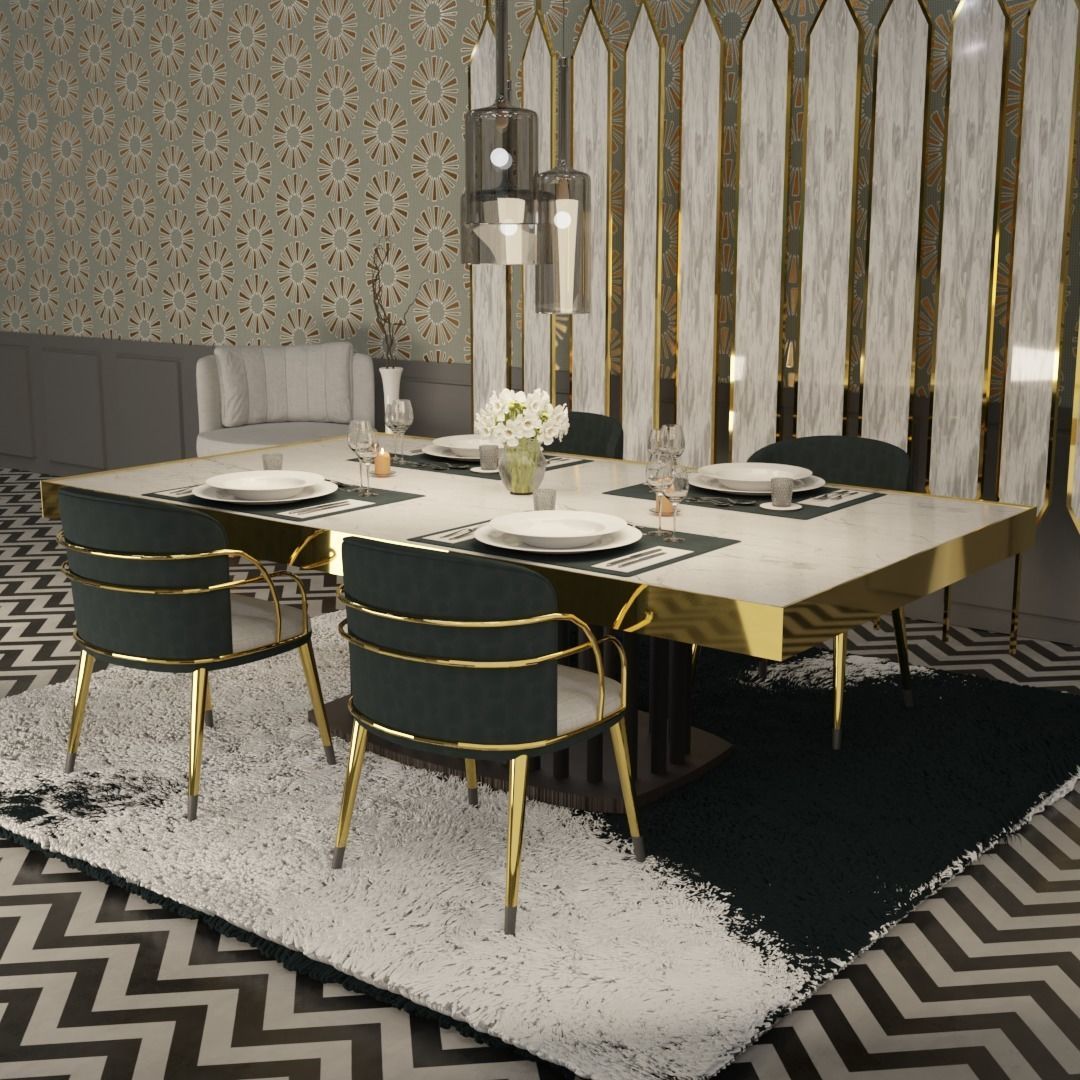 Dining room 3D model_1