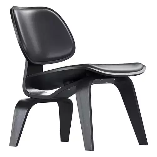 Vitra Plywood Lounge Chair Wood LCW 3D model 3