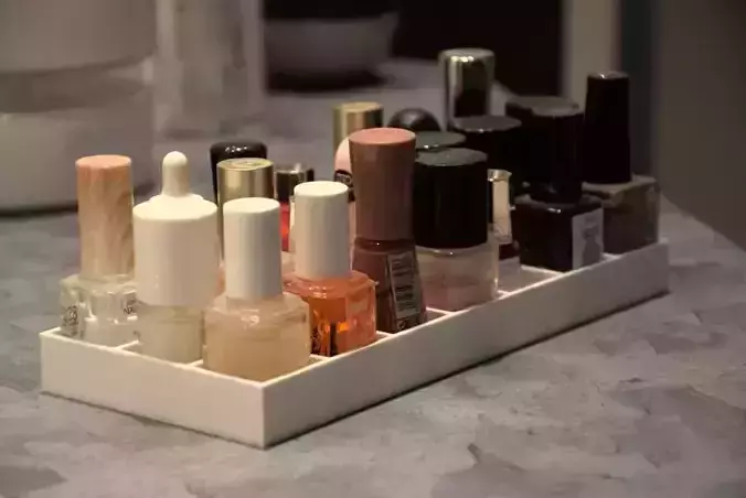 Nail polish storage box 3D print model