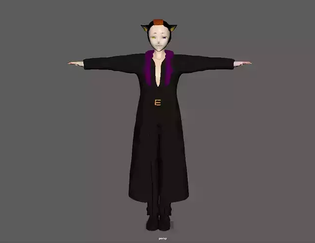 Game Rigged Avatar with face blend shapes