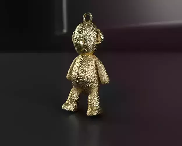 Teddy Bear Pendant 3D print model