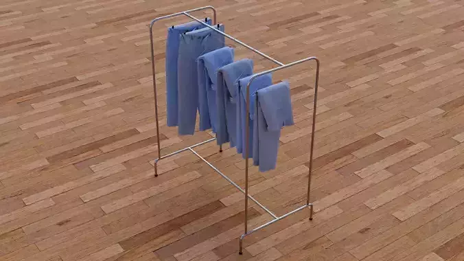 Textured Hanged jeans Rack