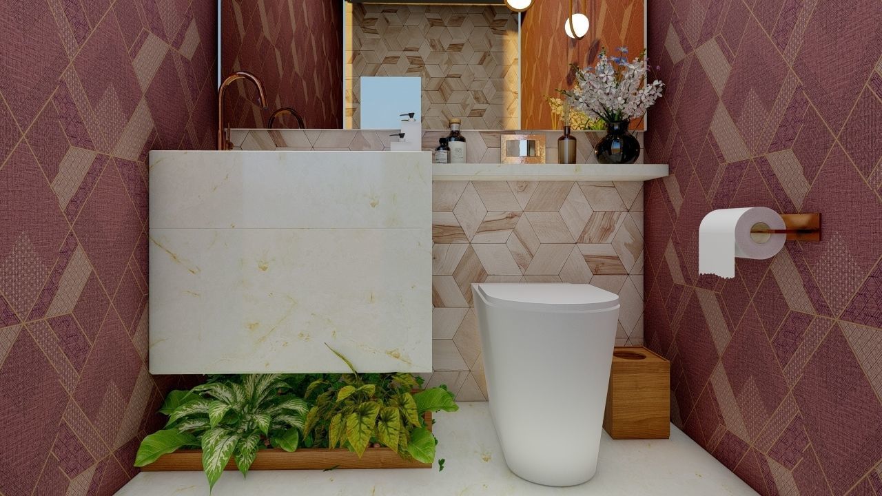 Modern Toilet 3D Model 3D model_1